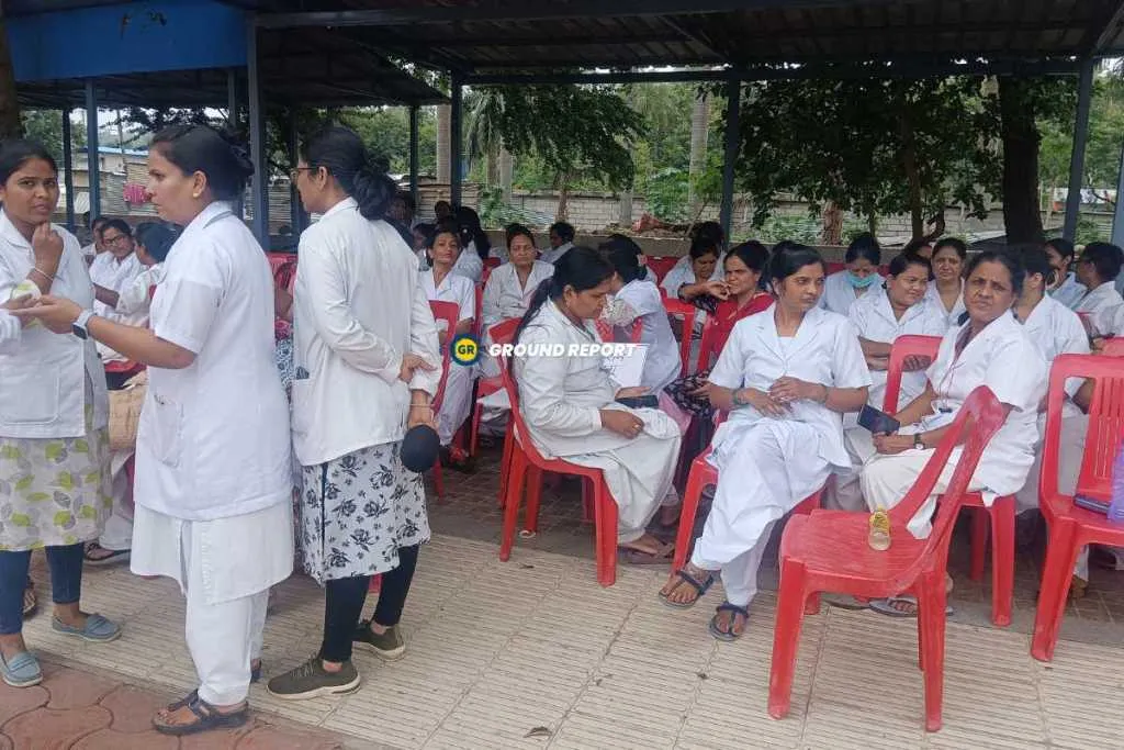 nurse staff strike in Bhopal