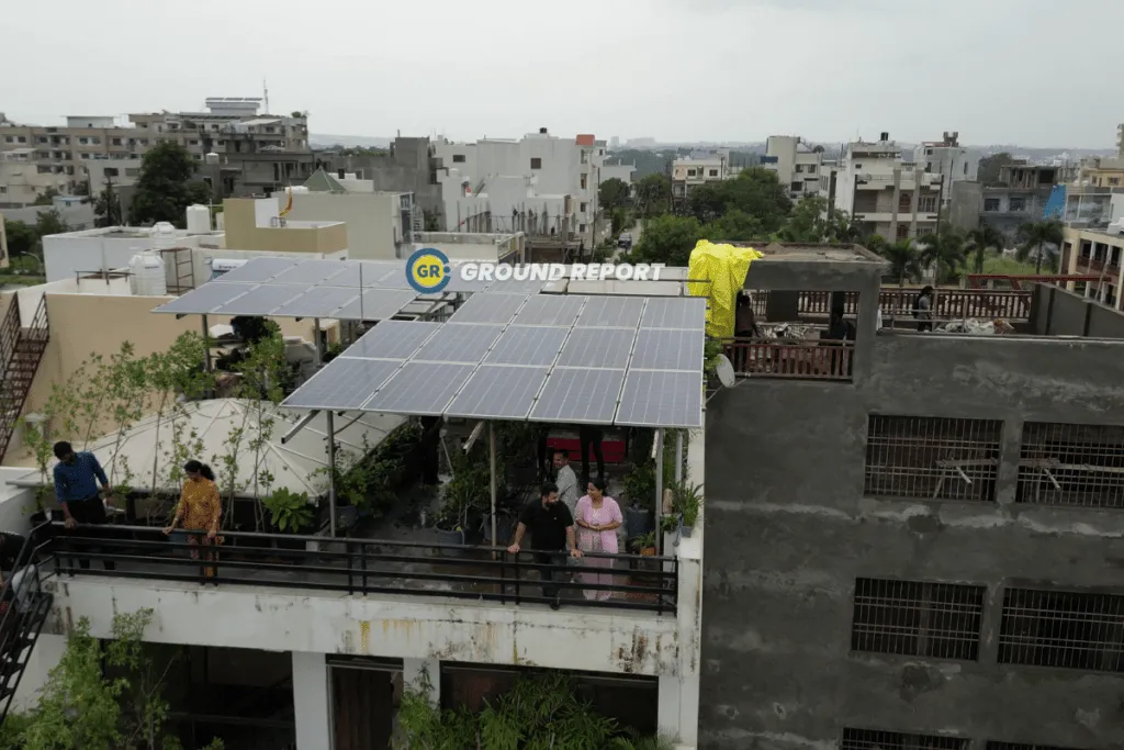 Solar rooftop of 8 KW at the residence of Sakshi Bhardwaj in Kolar, Bhopal (MP)