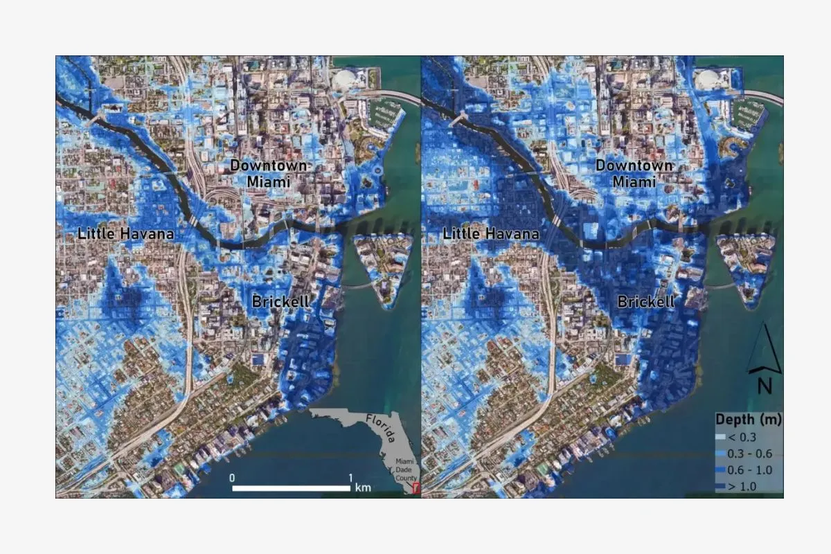 rising sea level havana map