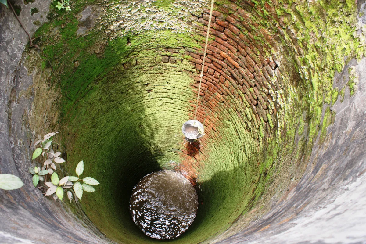 Water in well in Purulia 