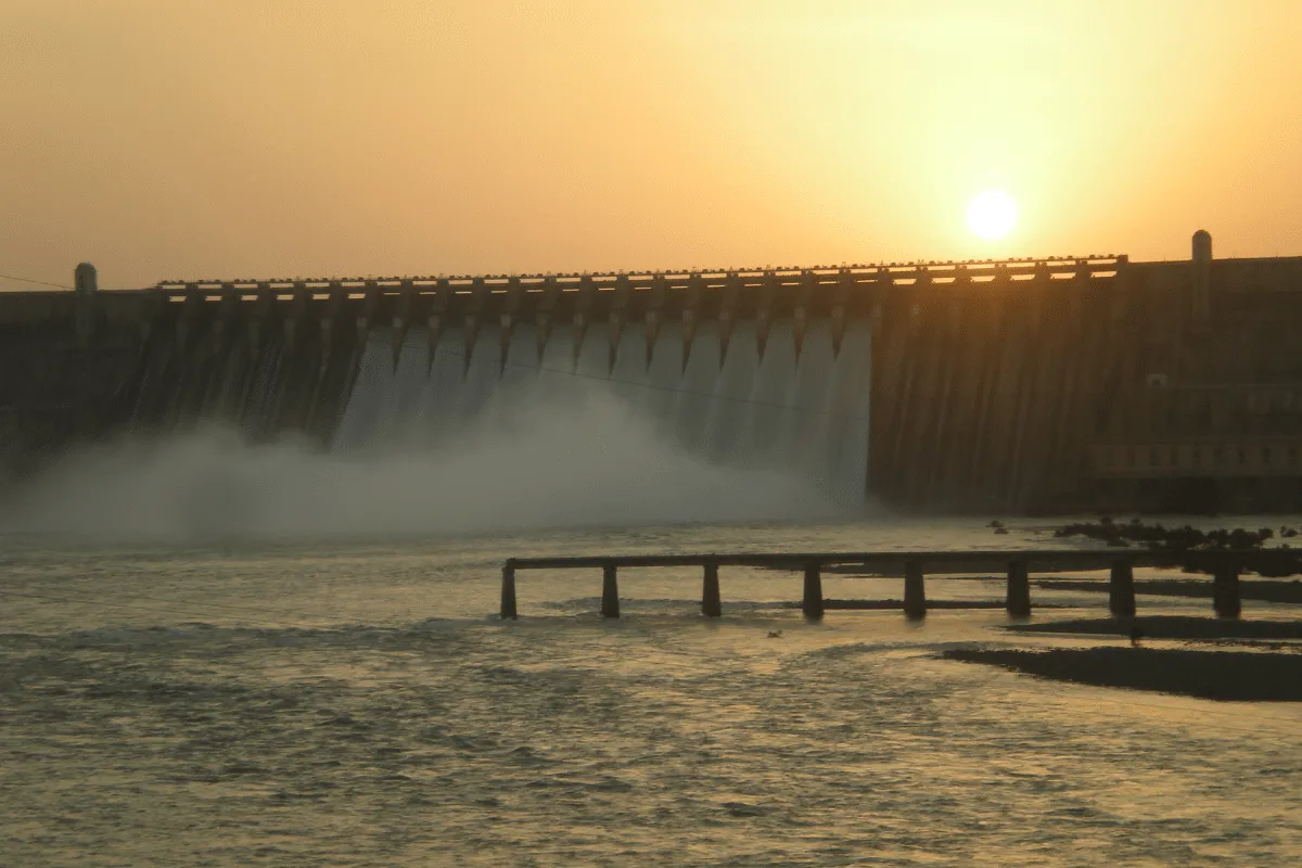 Nagarjuna Sagar Dam on Krishna River 