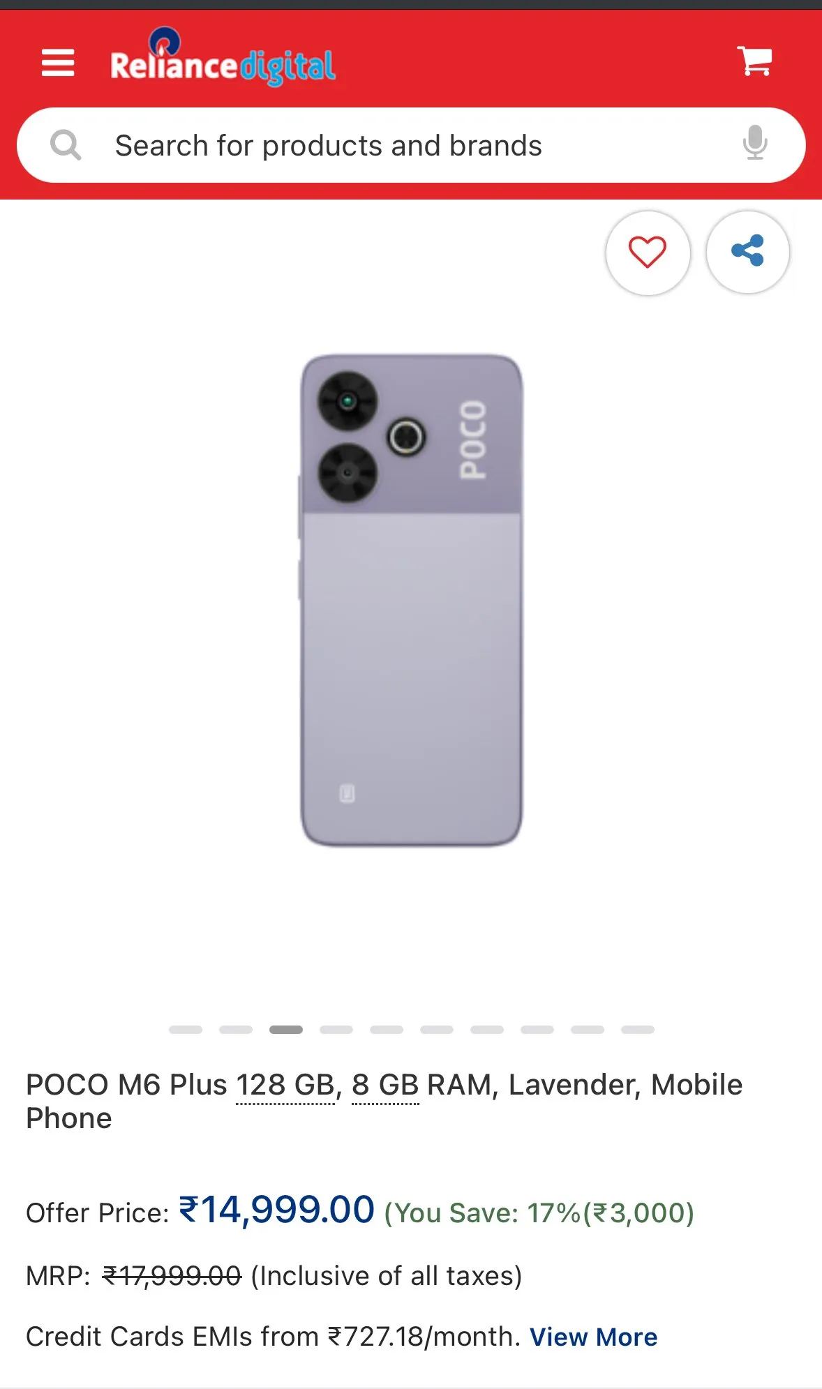 POCO M6 Plus price