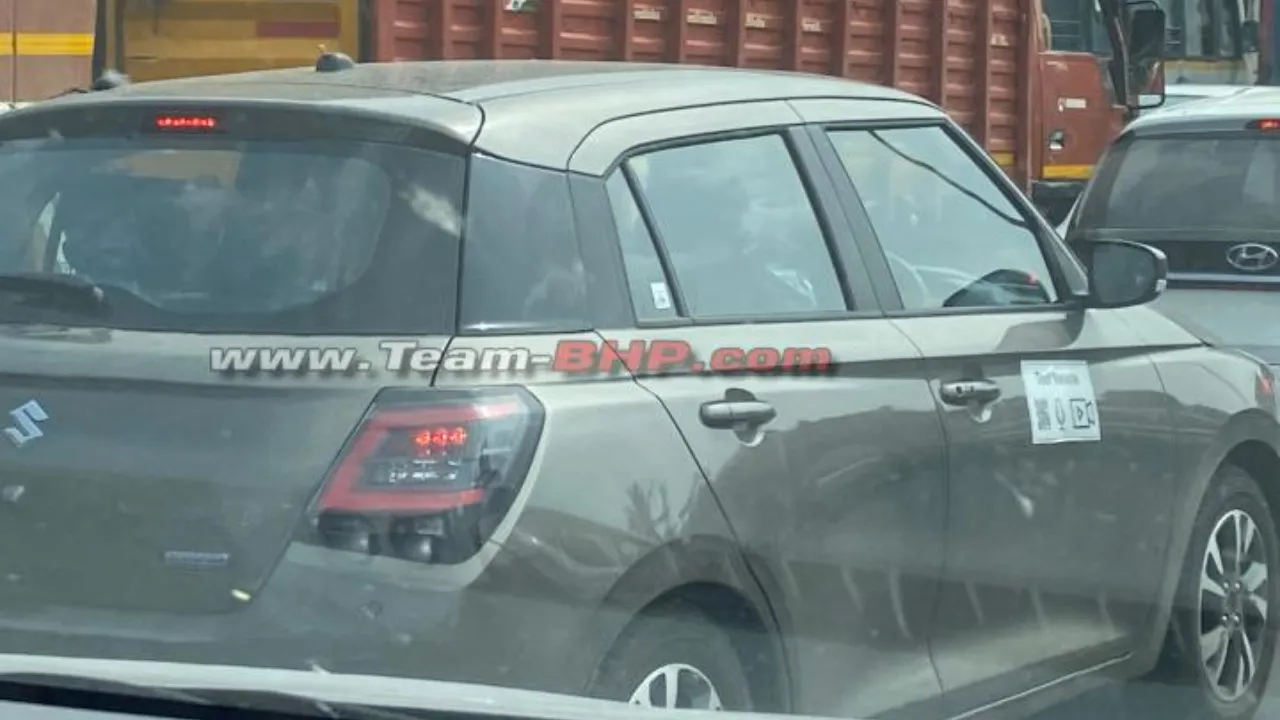 Test Mule of Maruti Suzuki Swift Hybrid 