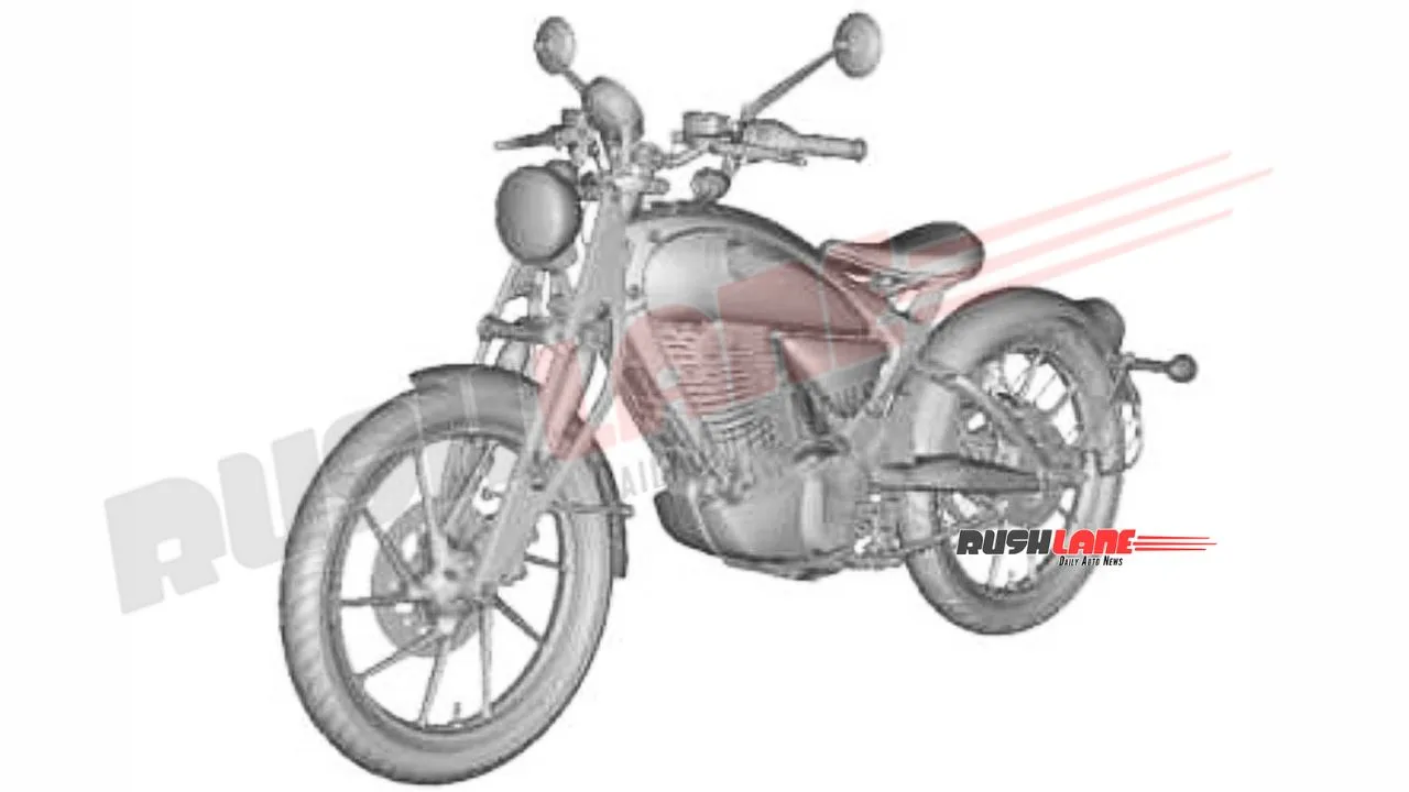 Royal Enfield Electric Bike Patent Image Leaked