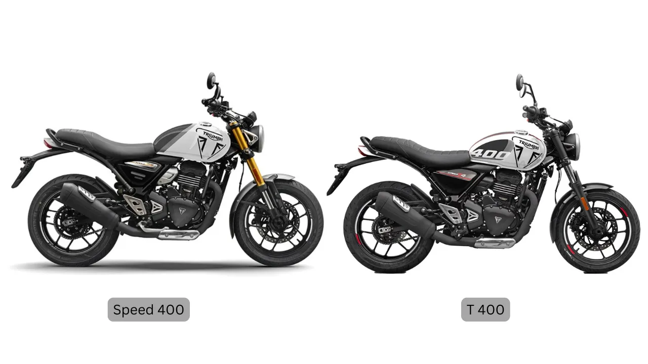 Triumph Speed 400 vs T 400