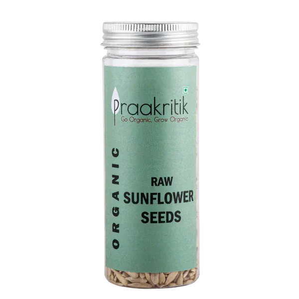 Click To Buy Praakritik Organic Raw Sunflower Seeds 150 gms