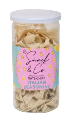 Snack & Co Oats chips with Italian Seasoning
