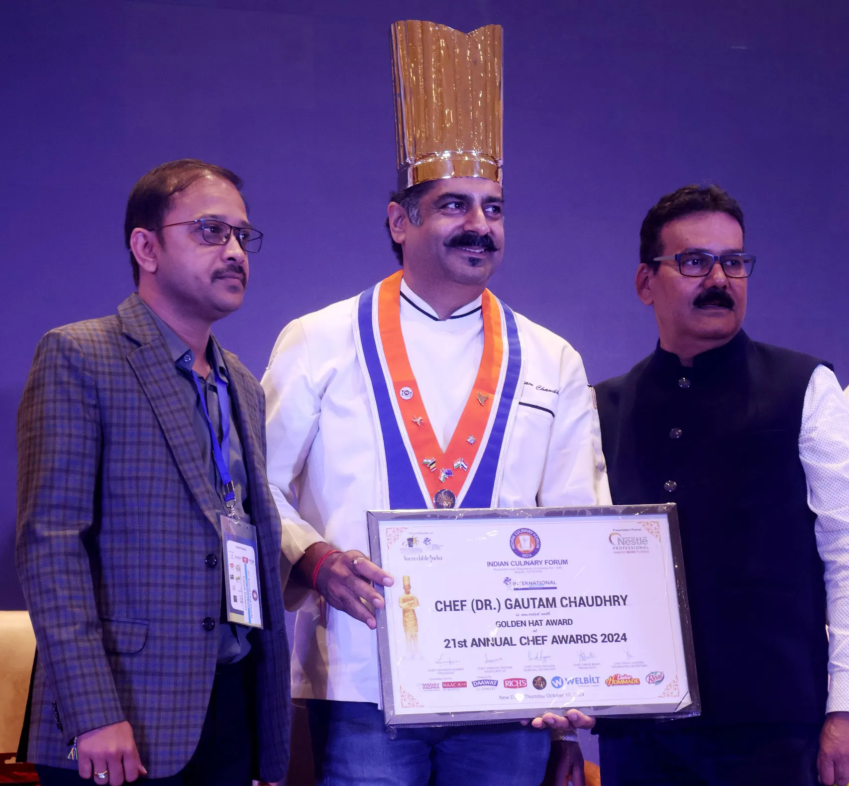 2 -21st Annual Chef Awards Golden Hat winner