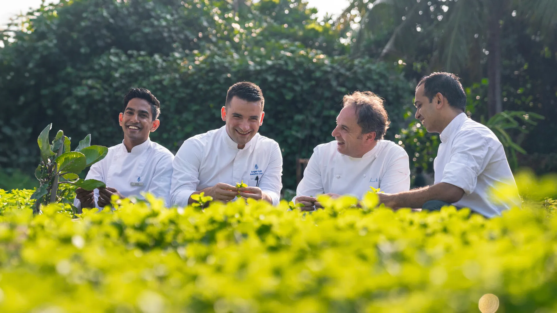 Chef Nino Di Costanzo with the team