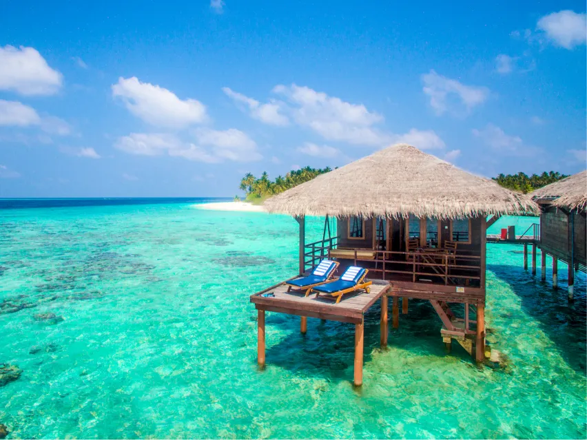 Water Villa Kayaking Filitheyo Island Resort Maldives