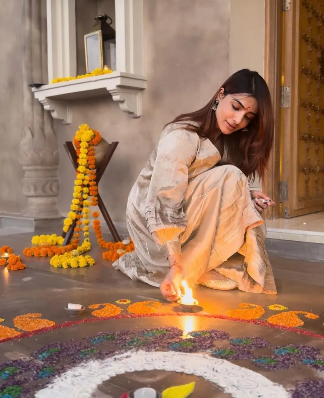 Diya Lighting Ceremony