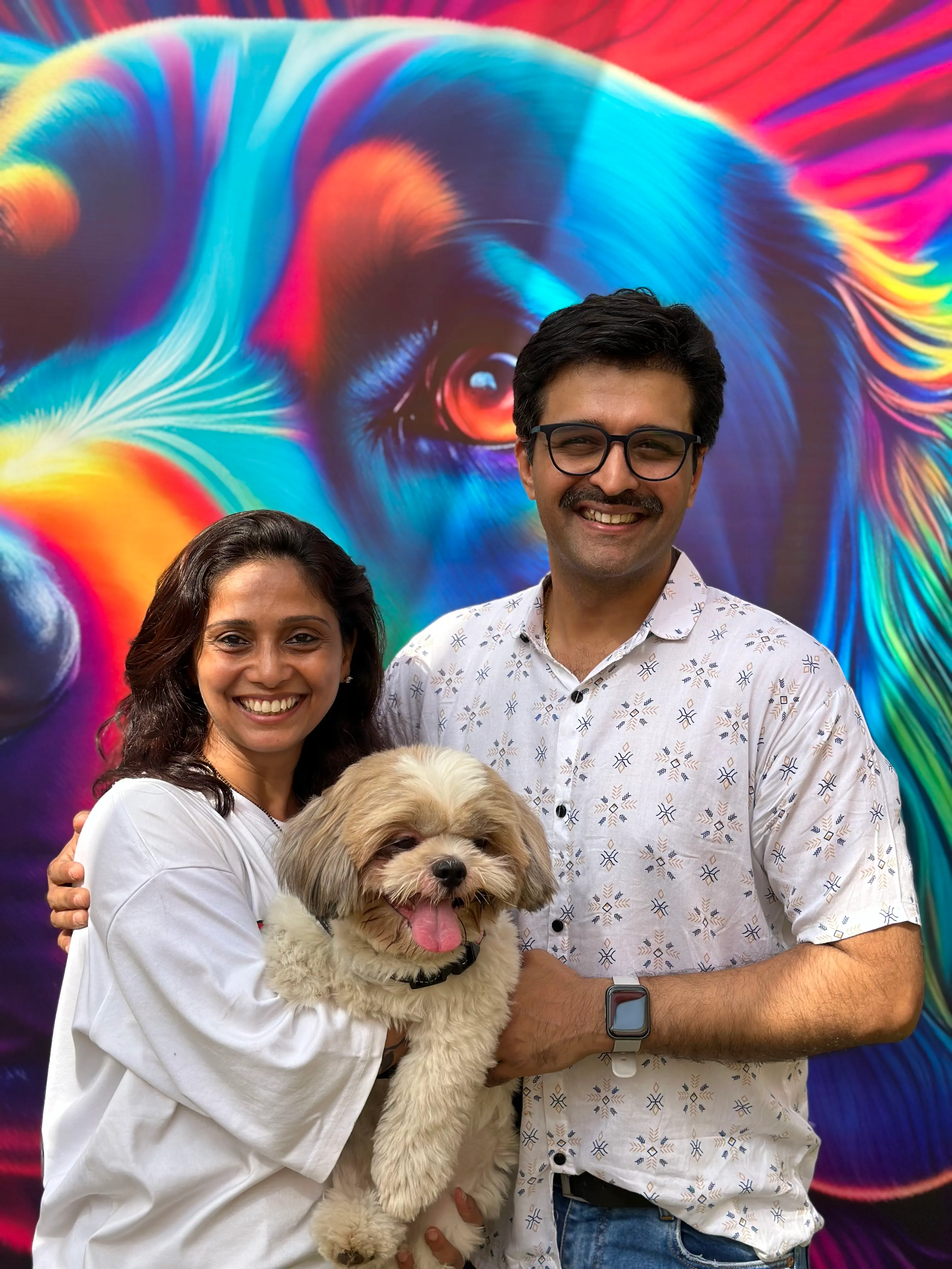 Actor Sachin Shroff with pet (1)