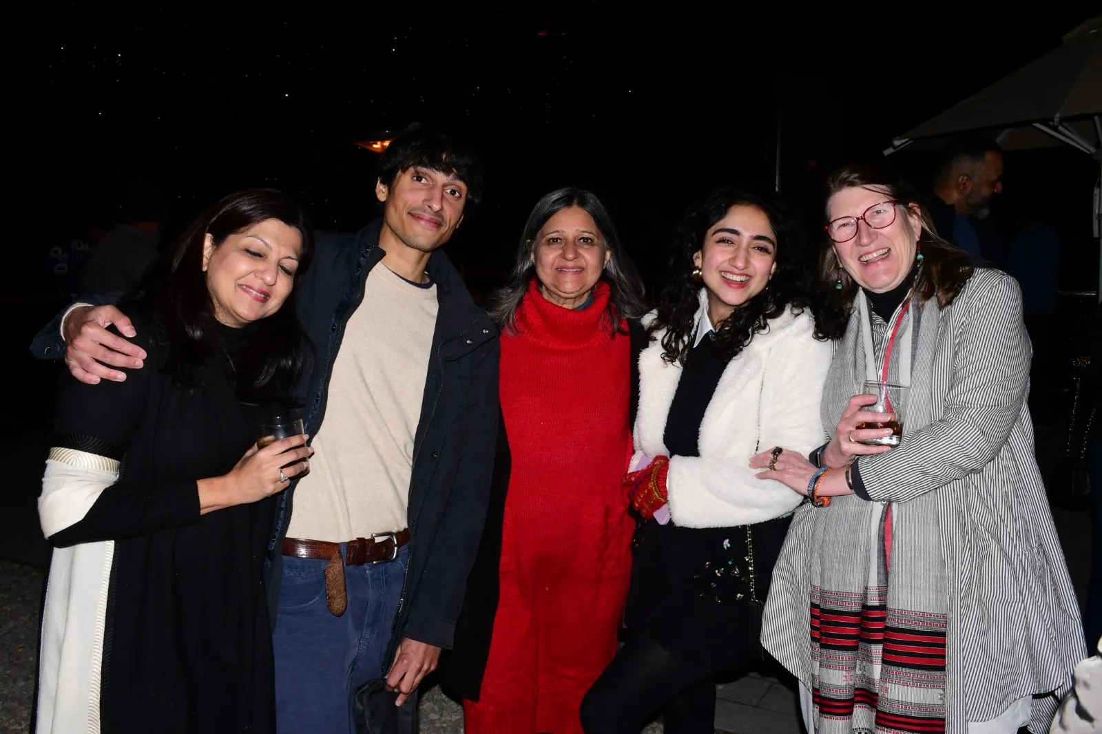 Sanjeeta Bhattacharya Anju Khanna Emma Horne with friends at The Naini Retrea to celebrate 9th edition of Himalayan Echoes
