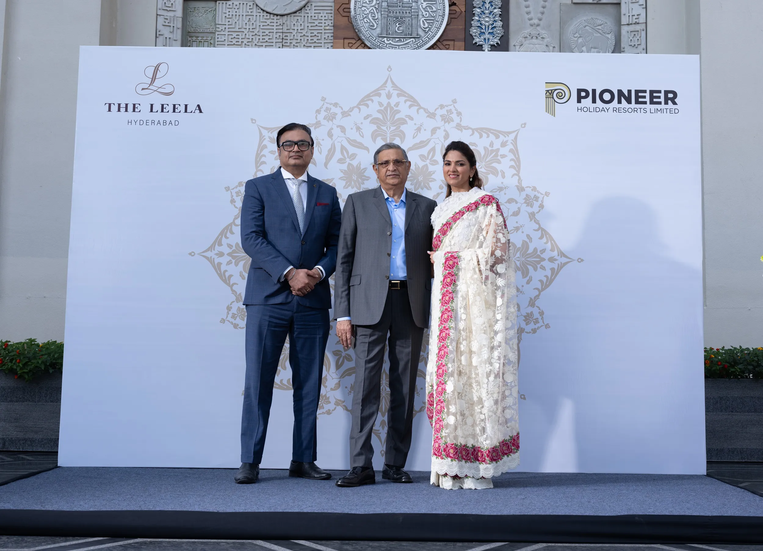 Honourable Chairman Mr Prathap Reddy Pioneer Holiday Resorts Limited graced The Launch of The Leela Hyderabad