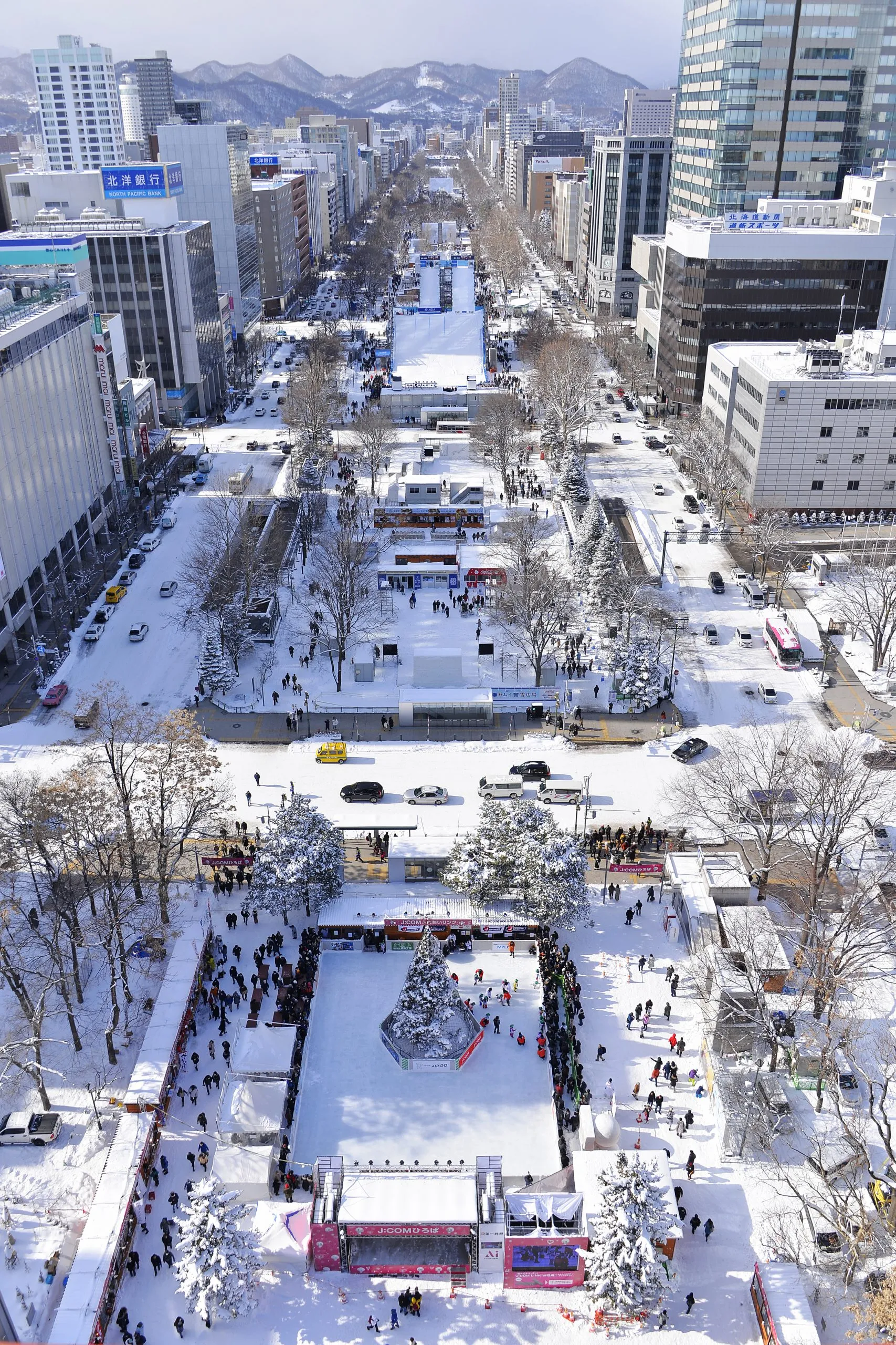 SapporoCity snow