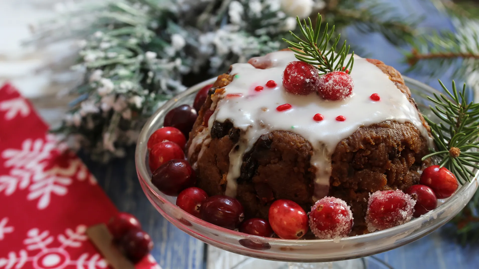 Novotel- Traditional Christmas pudding with orange and Brandy Butter