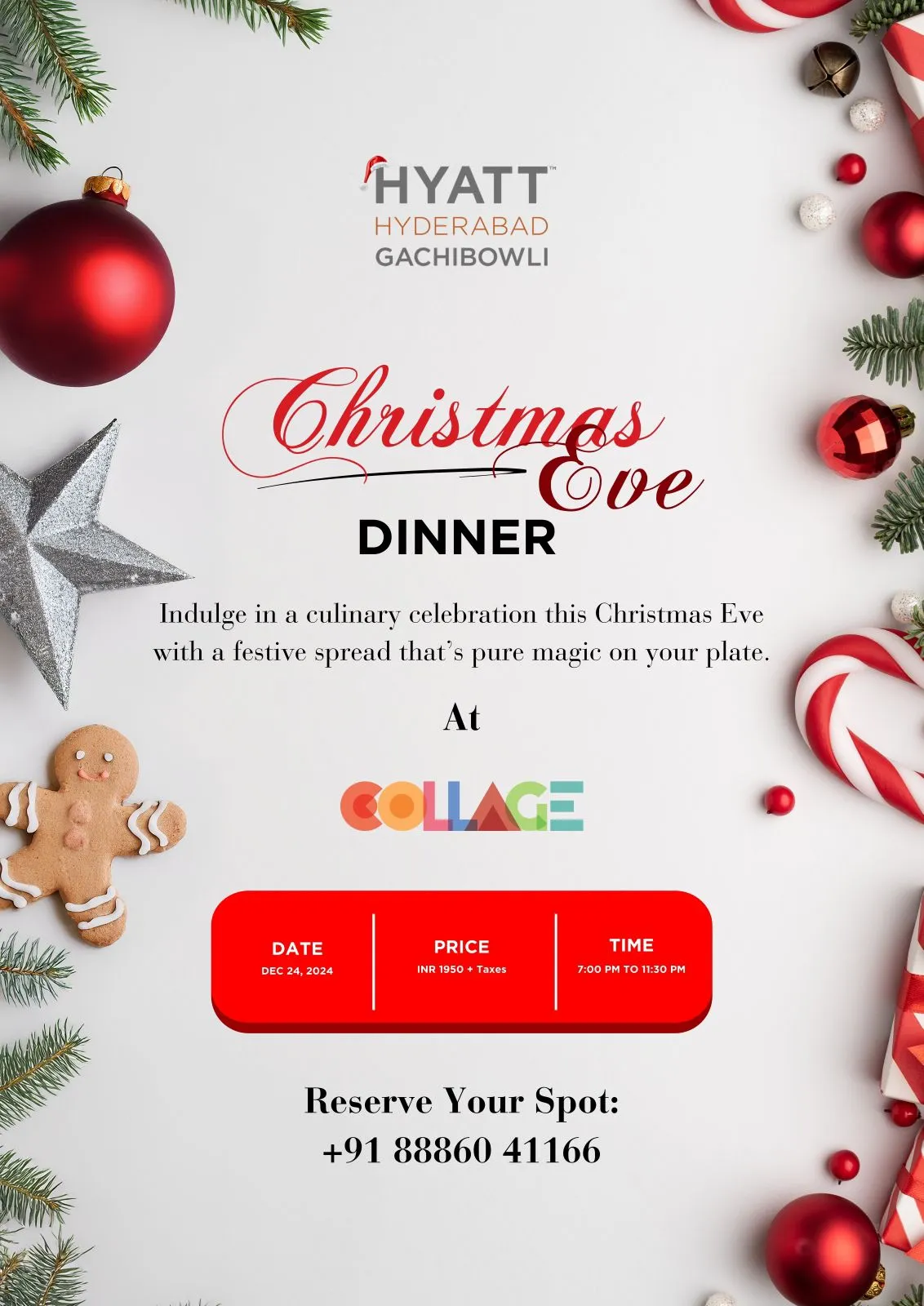 Christmas eve dinner- collage