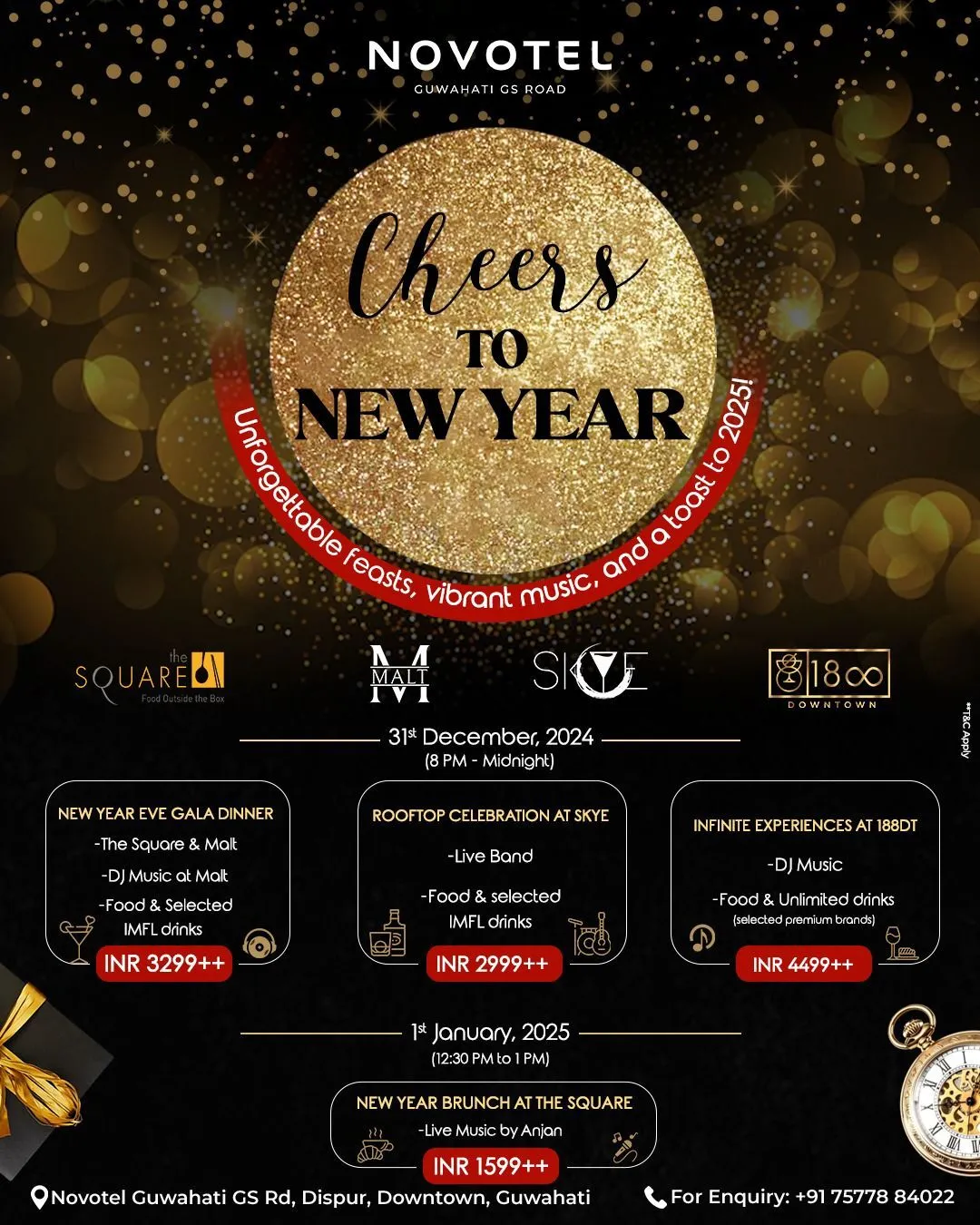 Celebrate New Years Eve in Style at Novotel Guwahati Exclusive Packages Local Talent and Responsible Celebrations to Ring in 2025 2