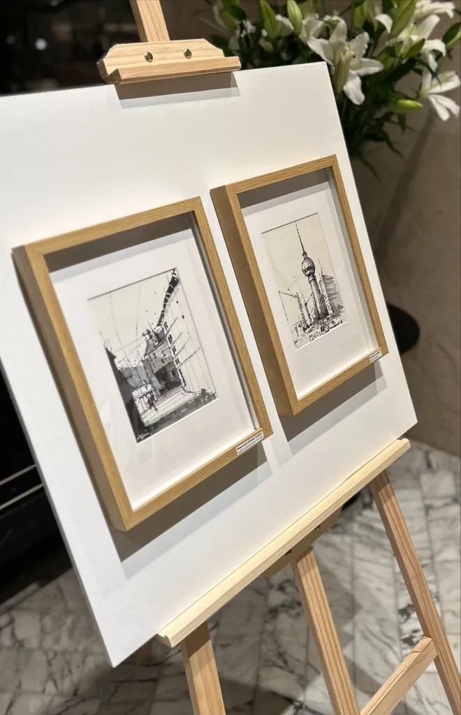 4 Curated by CUR8 Artist Tanya Kumars Art exhibit at Four Seasons Hotel Bengaluru