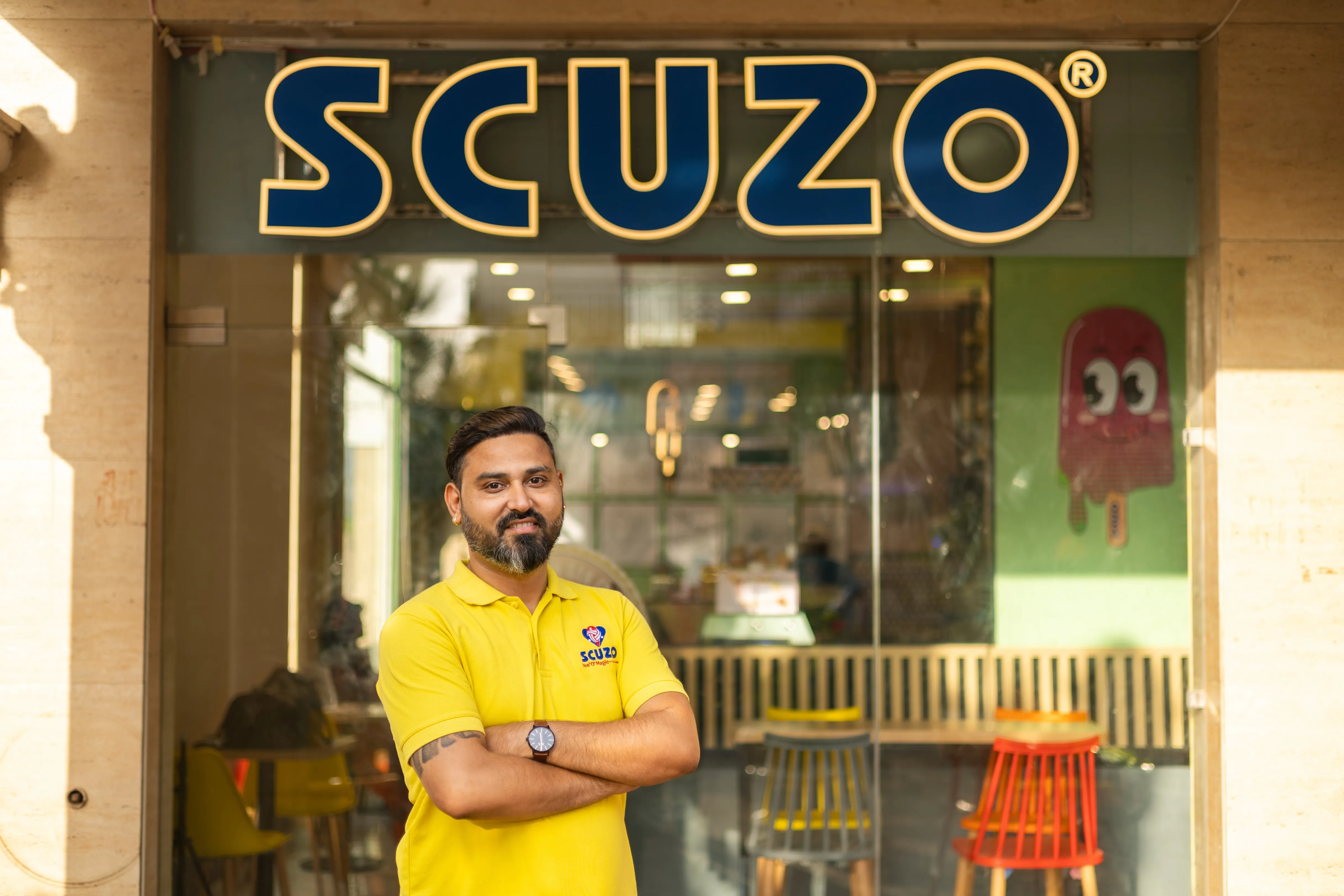 Mr Gagan Anand Founder Scuzo Ice O Magic
