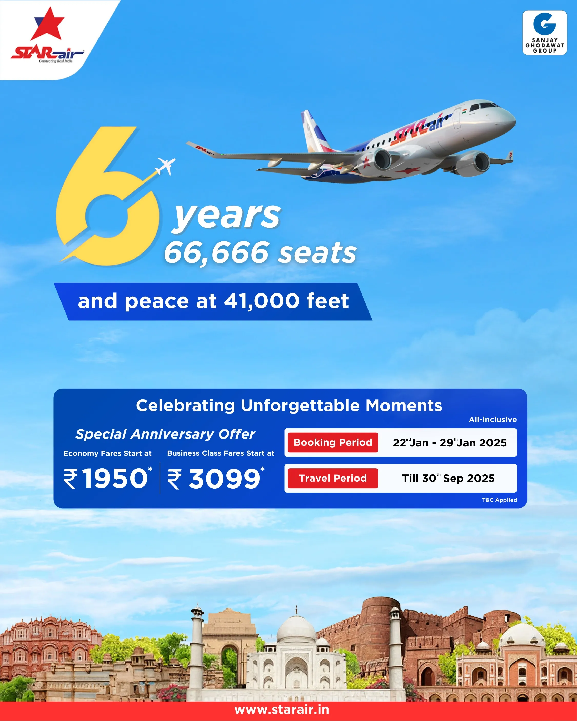 Star Air- 6 years anniversary creative