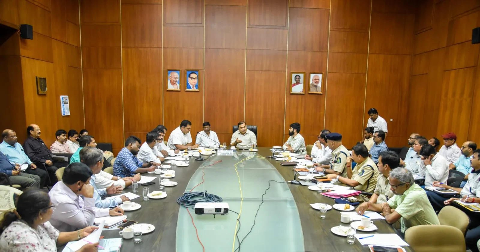 Meeting and Press Conference - Shigmo 
