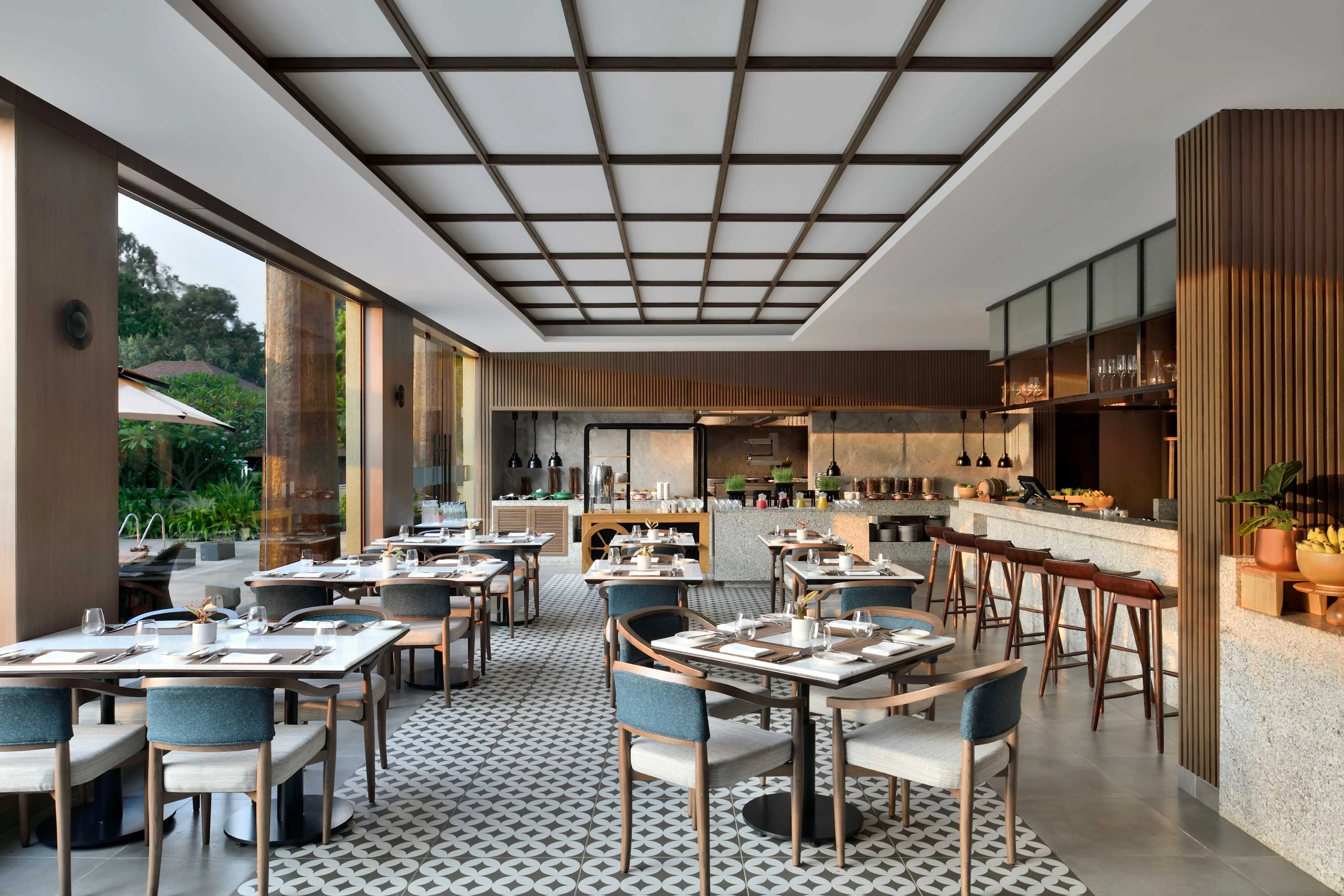 Terra All day dining restaurant at Mulberry Shades Bengaluru Nandi Hills