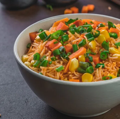 Chilli Garlic Fried Rice Veg