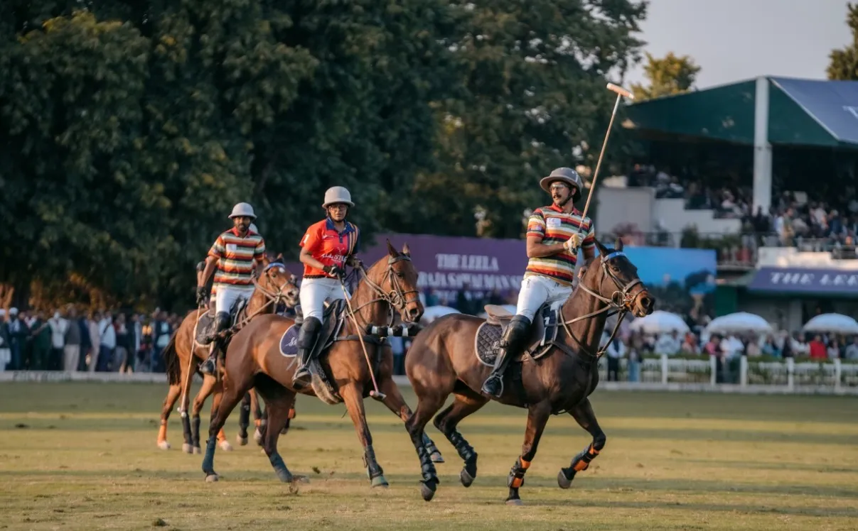 His Highness Padmanabh Singh during the match