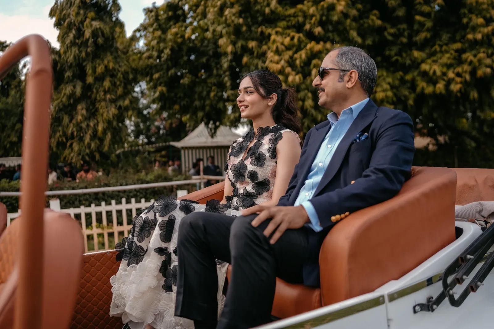 Manushi Chhillar with Maharaja Narendra Singh
