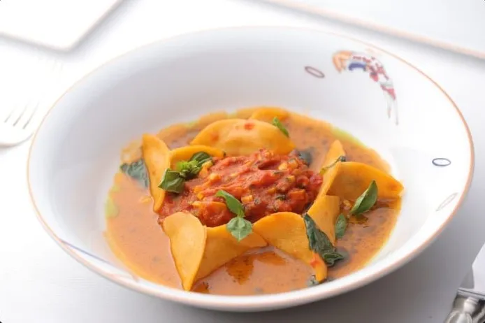Barolo braised duck leg Ravioli