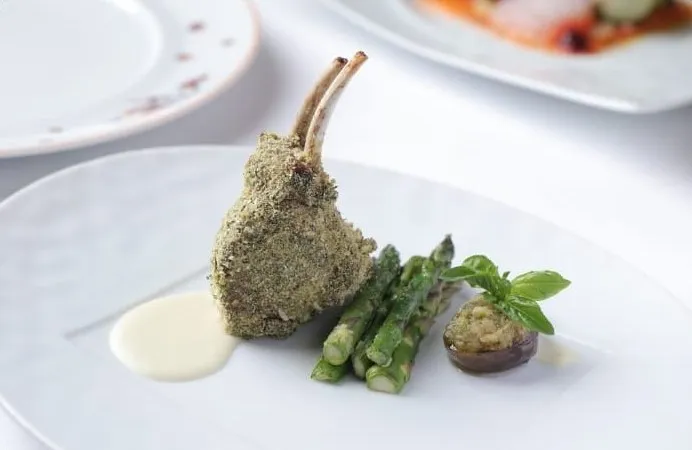Mint crusted NZ lamb chops