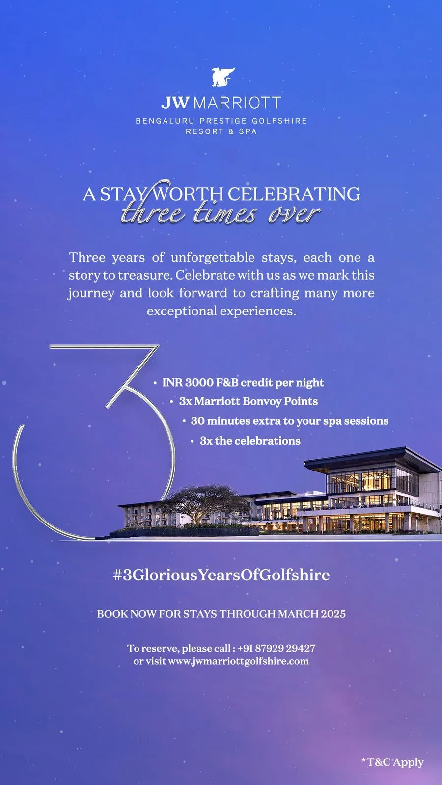 3rd Year Anniversary offer