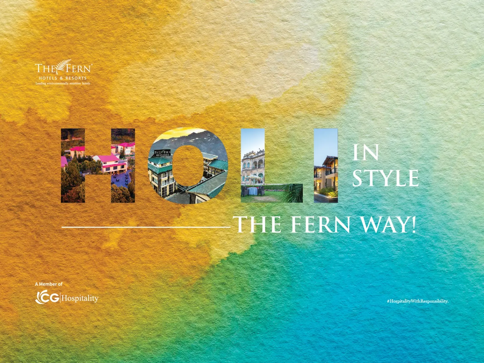 Celebrate the Colours of Holi at The Fern Hotels & Resorts