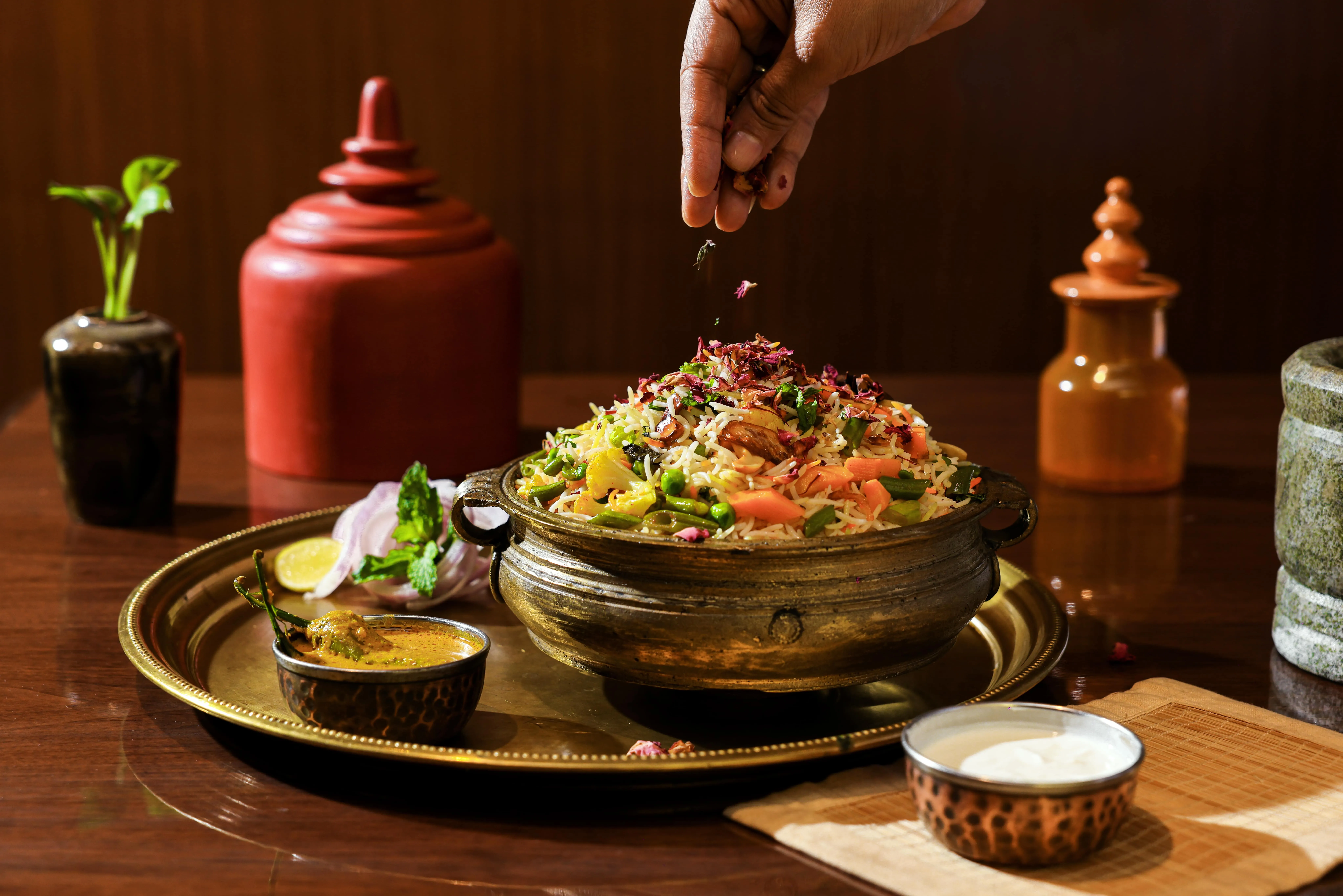 Shangri-La Bengaluru- Murshidabadi Pop Up-Subziyon ke tahiri