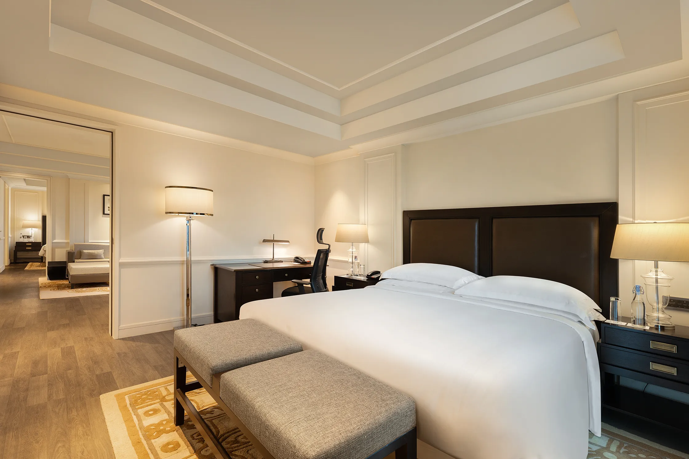 2BHK Serviced Apartments bedroom