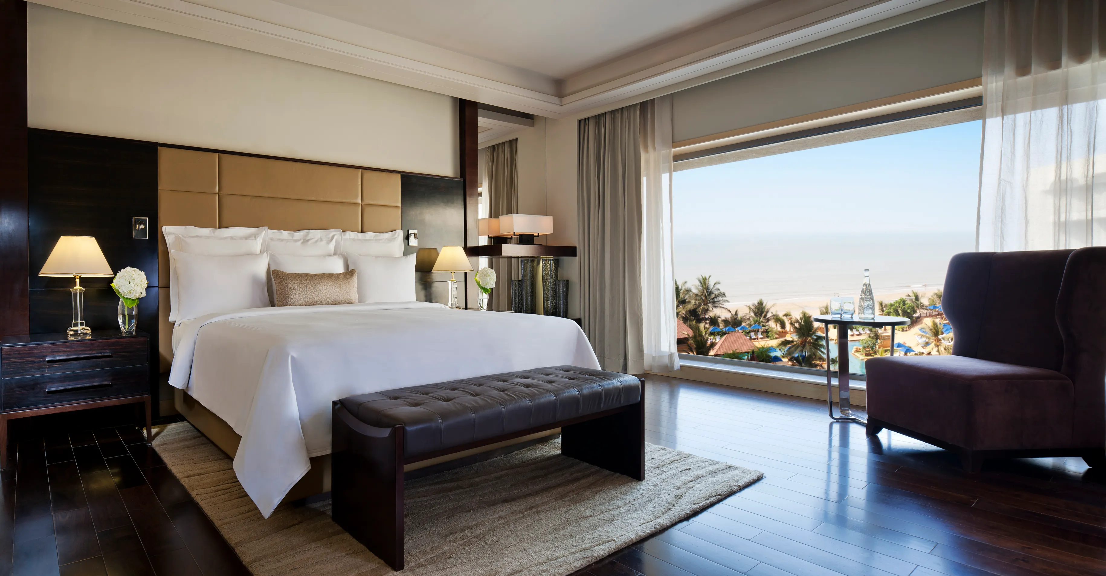 Royal Lotus Suite Bedroom JW Marriott Mumbai Juhu - Copy