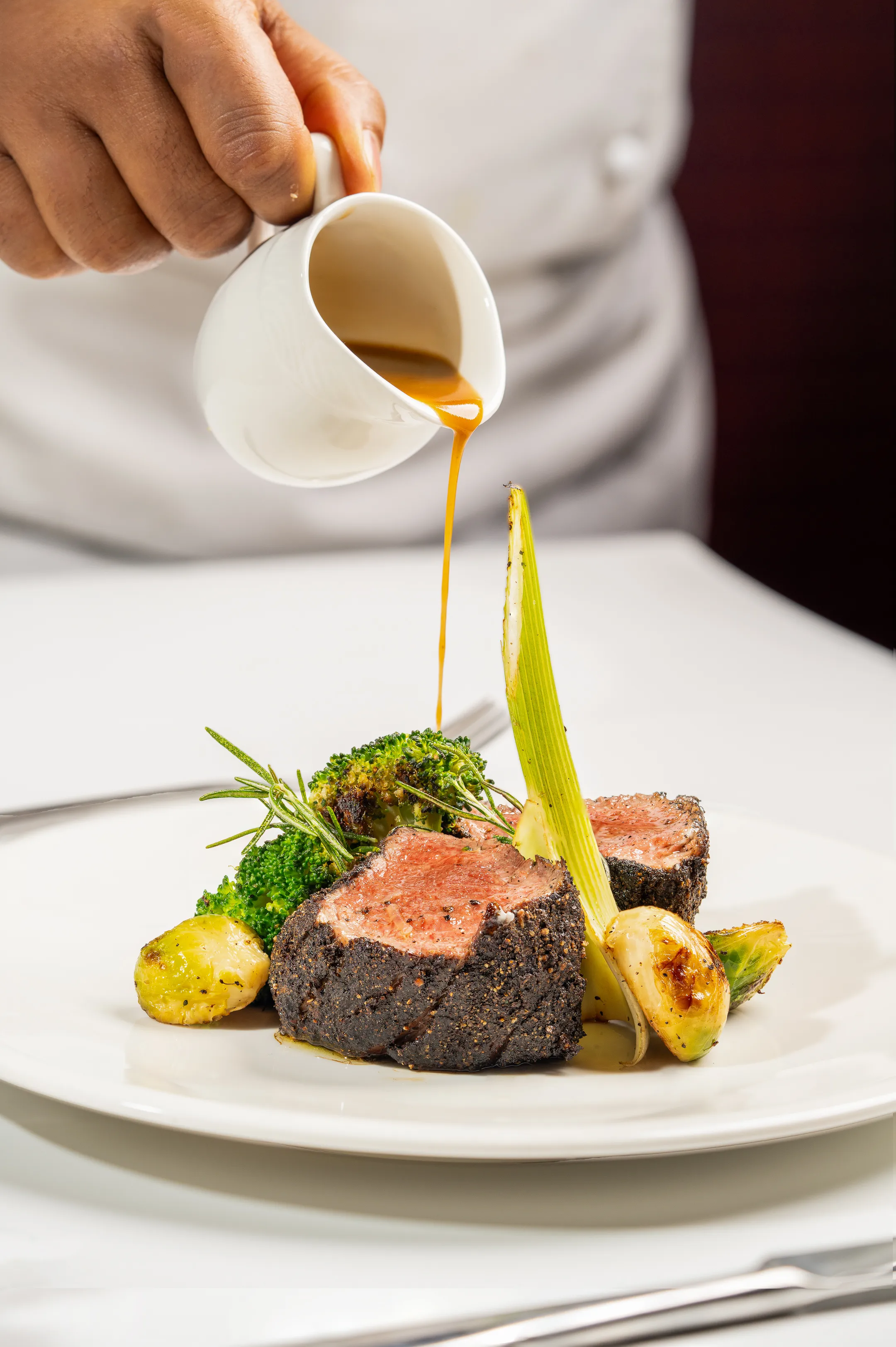 Beef steak at The Market