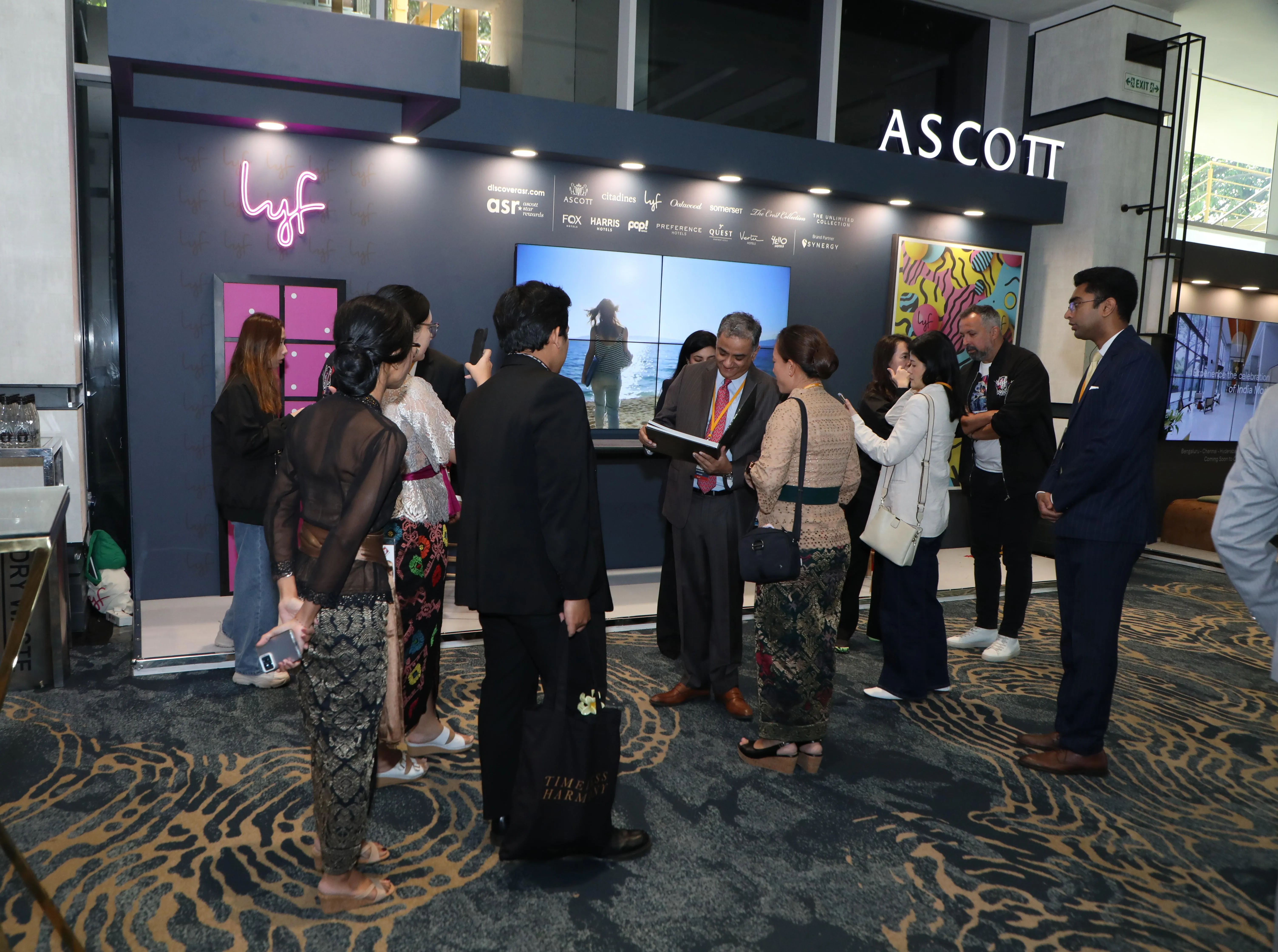 Ascotts development team showcasing the groups portfolio of brands while expanding on business opportunities at HICSA