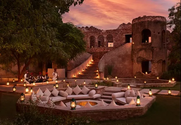 All Day Dining Courtyard - Six Senses Fort Barwara