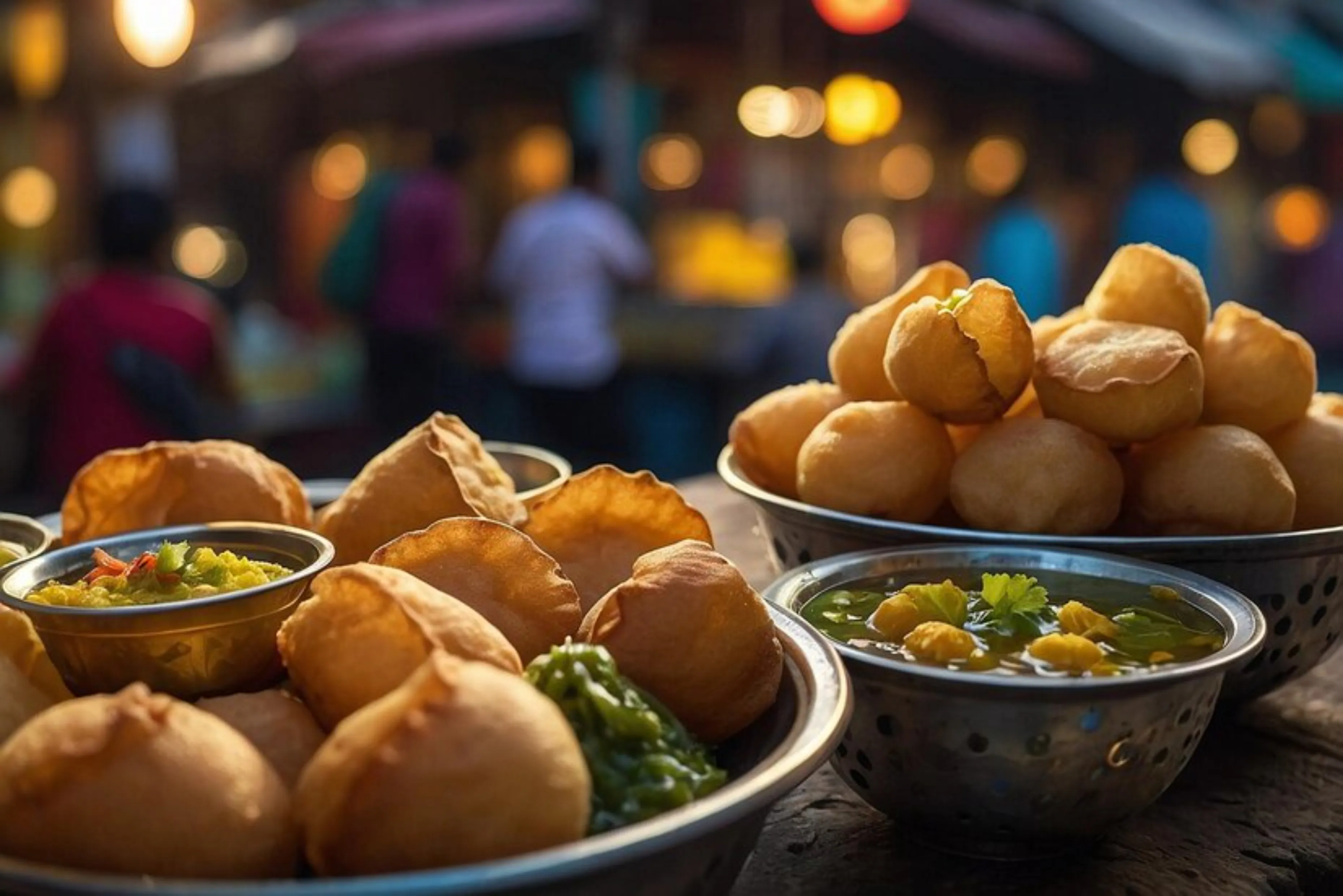 pani puri counter