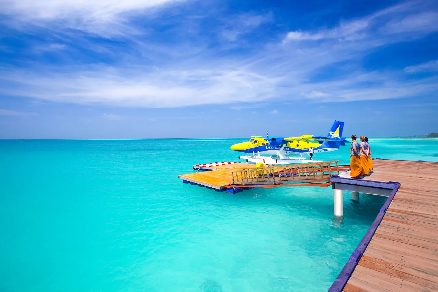 Sea Plane at Medhufushi Island Resort