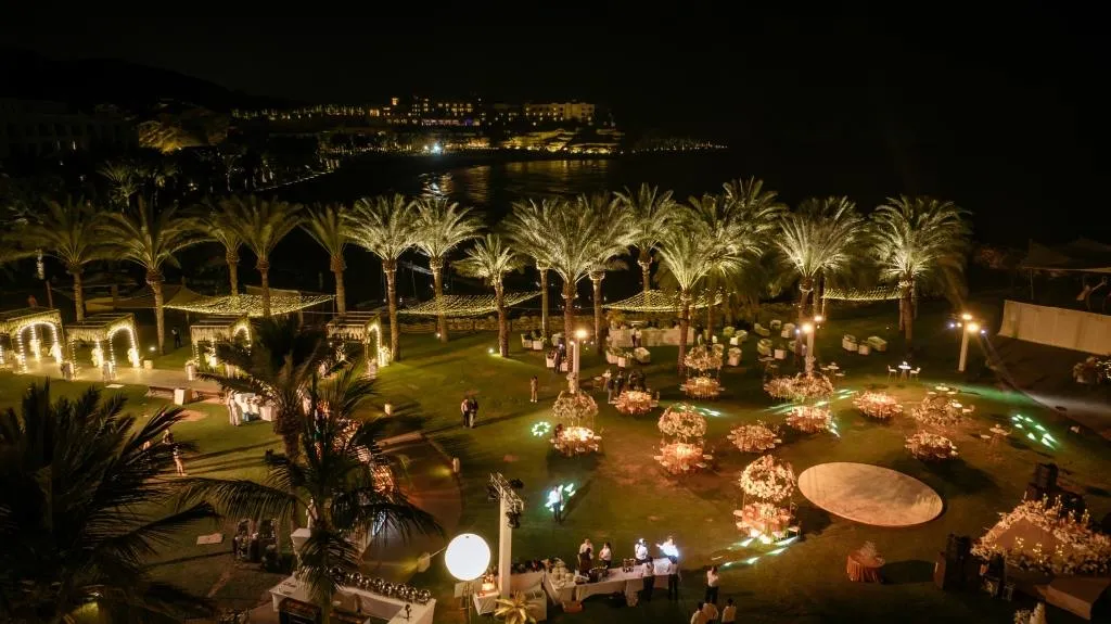 Shangri-La Barr Al Jissah Al Waha hotel Wedding Set up