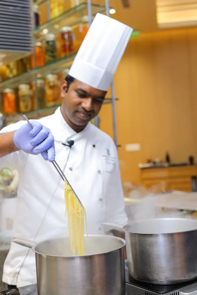 The Ritz-Carlton  Bangalore Chef de Cuisine Chef Naresh Hari 01