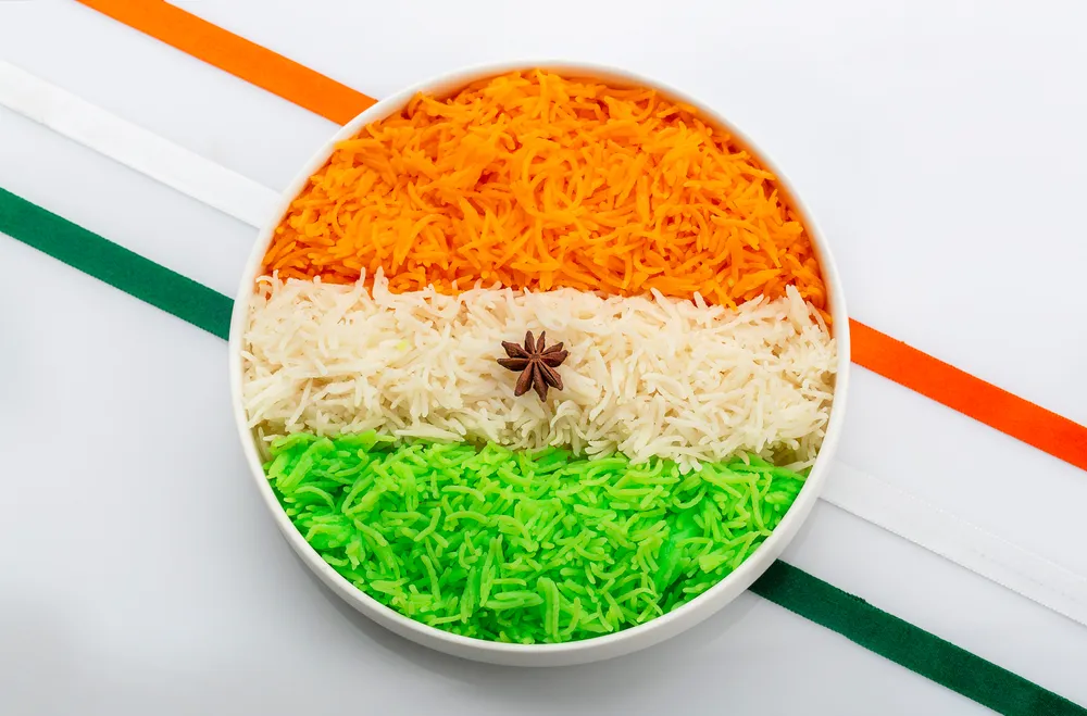 Tricolour food