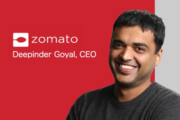 Image result for zomato founder deepinder goyal