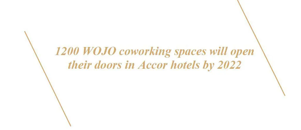 Image result for Accor launches plan with WOJO to become largest coworking brand in Europe by 2022