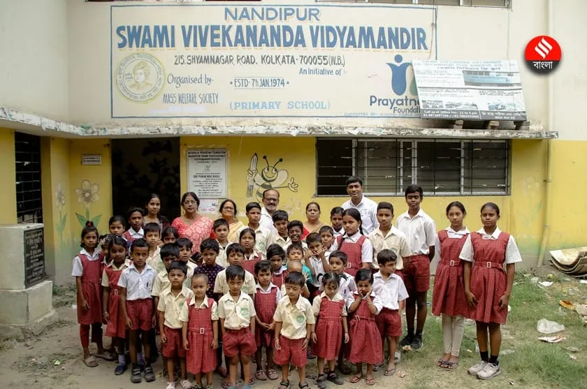 apart from running a fish business bishwanath naru of kolkata runs a school