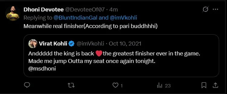 Virat Kohli Viral Post
