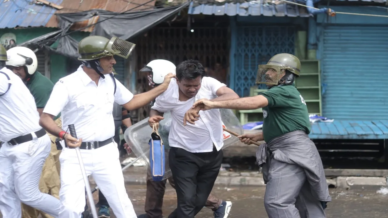 Nabanna Abhijan, RG Kar Protest, নবান্ন অভিযান, আরজি কর কাণ্ডের প্রতিবাদ